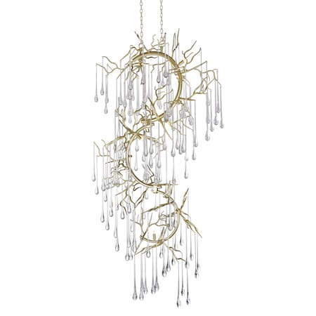 Cwi Lighting Anita 12 Light Chandelier With Gold Leaf Finish 1094P26-12-620